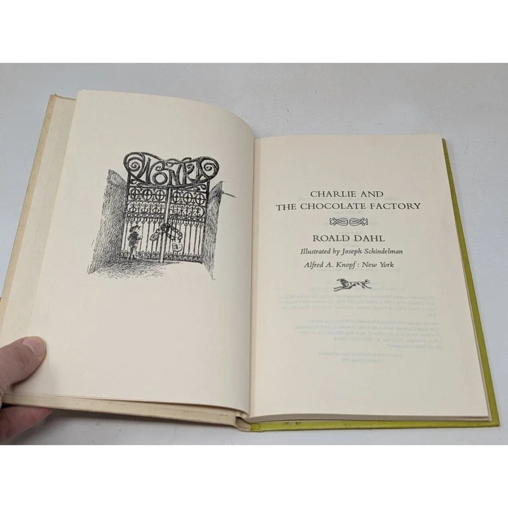 Charlie & the Chocolate Factory 1973 Roald Dahl Concorde Confections VTG Special